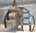 saniertes altes Glockenjoch aus Holz